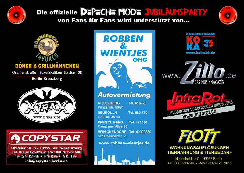 Depeche Mode Jubilumsparty