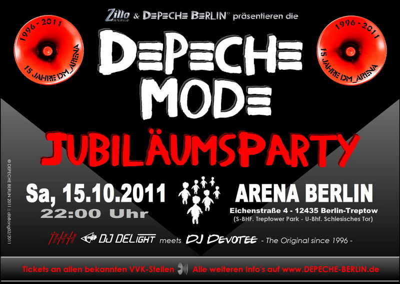 Depeche Mode Jubilumsparty